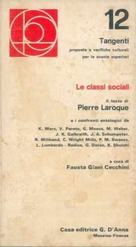 Le classi sociali - Pierre Laroque - copertina