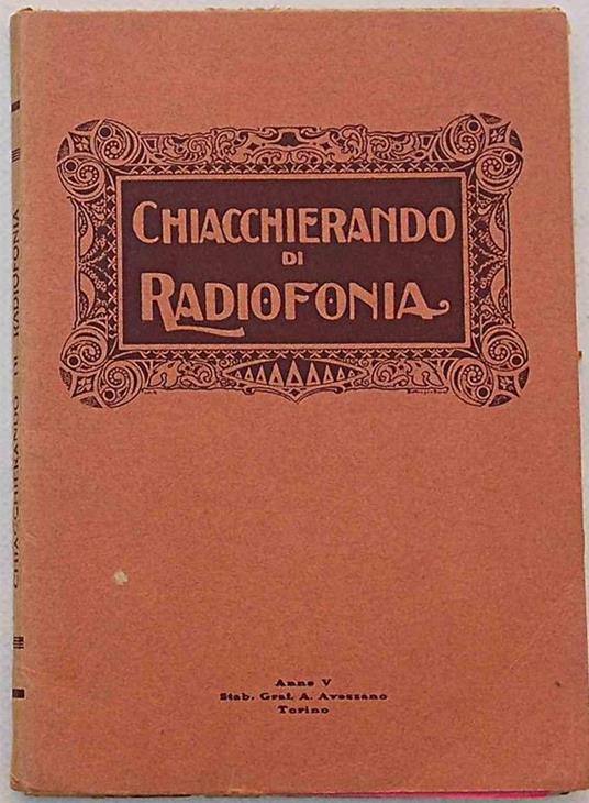 Chiacchierando di radiofonia - M. E. Becchis - copertina