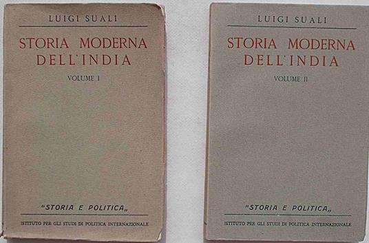 Storia moderna dell'India - Luigi Suali - copertina