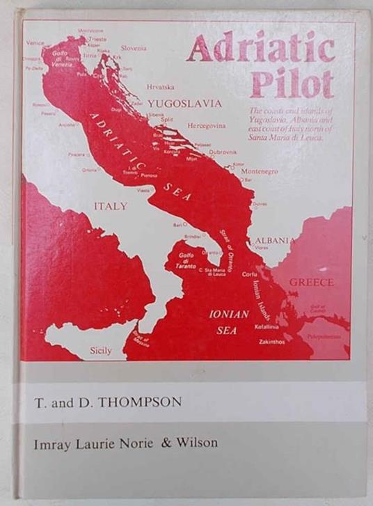 Adriatic Pilot - T. E D. Thompson - copertina