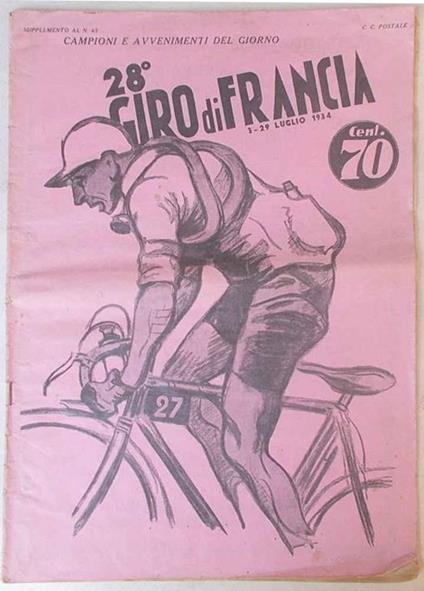 28° Giro di Francia. 3 - 29 luglio 1934 - copertina