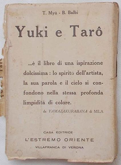 Yuki e Taro - T. Myu - copertina