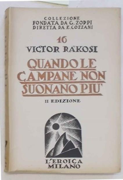 Quando le campane non suonano più - Victor Rakosi - copertina