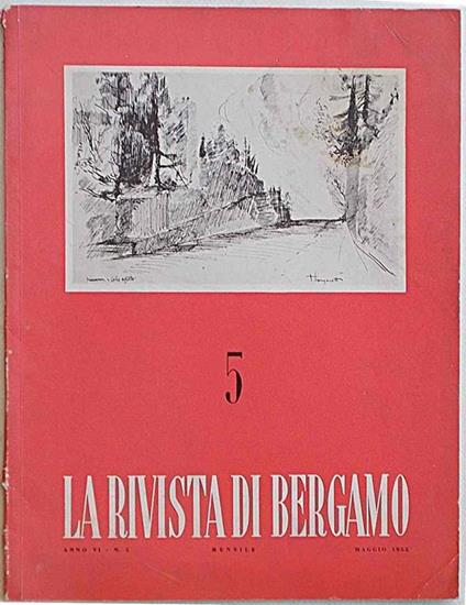 La Rivista di Bergamo già "Gazzetta di Bergamo". Anno VI N. 5. Maggio 195 - copertina