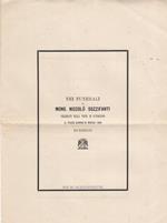 Nei funerali di mons. niccoló sozzifanti celebrati nella pieve di cutigliano il terzo giorno di marzo 1883. iscrizioni