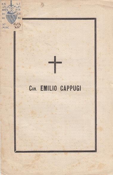 Can. emilio cappugi - Federico Lapini - copertina