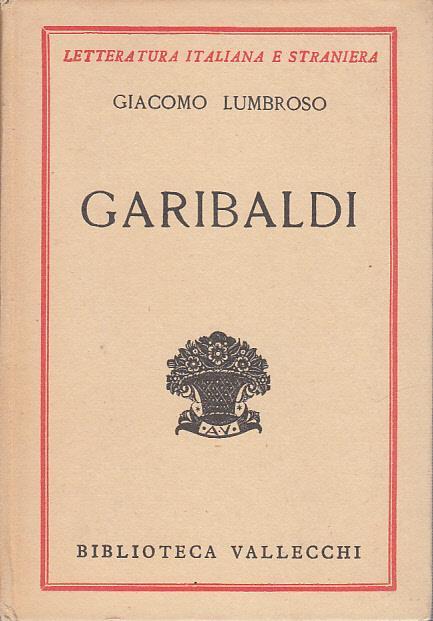 Garibaldi - Giacomo Lumbroso - copertina