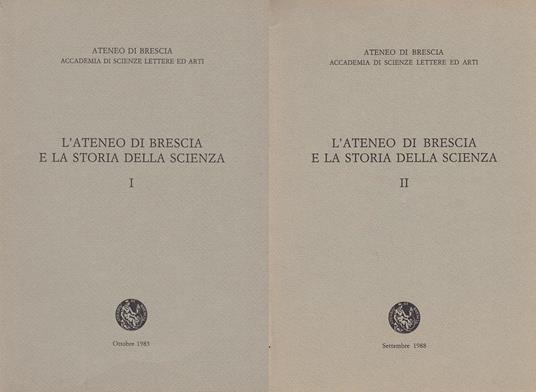 L' Ateneo di Brescia e la storia della scienza - copertina