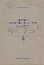 Quattro giorni del Luglio 1944 a Carrara