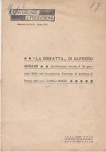 La Disfatta Di Alfredo Oriani Conferenza Tenuta Il 12 Gennaio 1923 Nell'Accademia Forense Di Cultura In Roma Dall'Avv. Carlo Bozzi