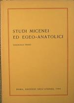 Studi micenei ed egeo-anatolici