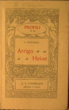 Arrigo Heine. Profili n.74 - Giacomo Perticone - copertina