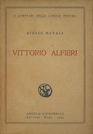 Vittorio Alfieri - Giulio Natali - copertina