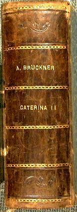 Caterina II - Aleksander Brückner - copertina