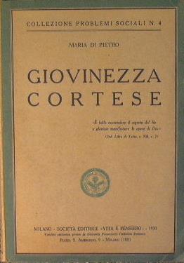 Giovinezza Cortese - Maria Di Pietro - copertina