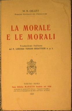 La morale e le morali - Martin Stanislas Gillet - copertina