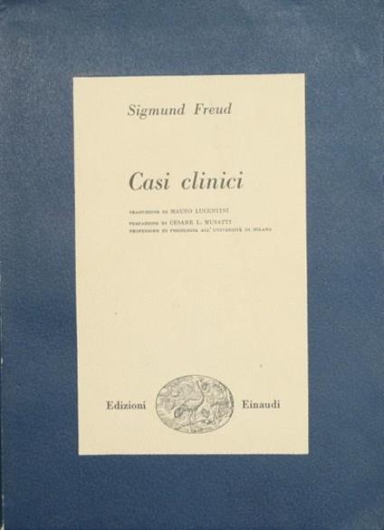 Casi clinici - Sigmund Freud - copertina