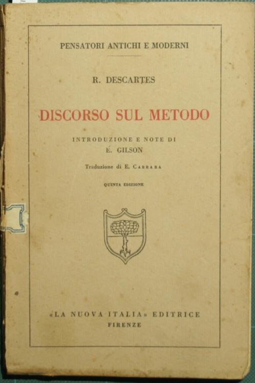 Discorso sul metodo - Renato Cartesio - copertina