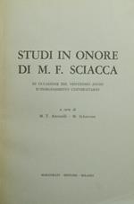 Studi in onore di M.F. Sciacca