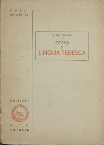 Corso di lingua tedesca - Gottfried Stix - copertina