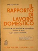 Il Rapporto di Lavoro Domestico.. Legislazione. Note esplicative. Giurisprudenza. Contratto di lavoro