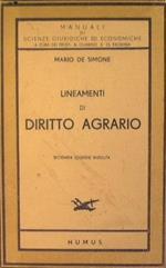 Lineamenti di Diritto Agrario