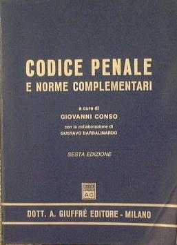 Codice Penale. E norme complementari - copertina