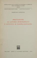 Prestazione di lavoro subordinato e attività di rappresentanza