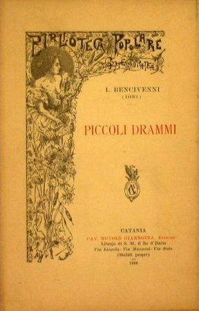 Piccoli Drammi - Ildebrando Bencivenni - copertina