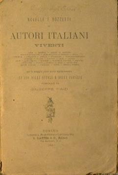 Novelle e bozzetti di Autori Italiani Viventi - copertina