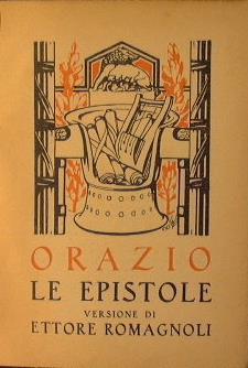 Le epistole - Q. Flacco Orazio - copertina