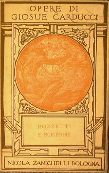 Bozzetti e scherme - Giosuè Carducci - copertina