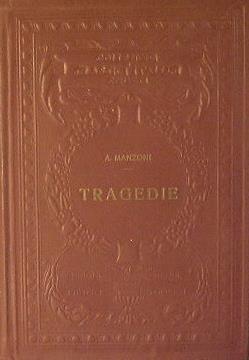 Tragedie - Alessandro Manzoni - copertina