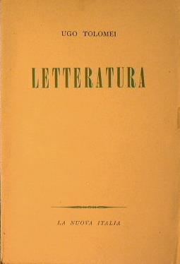 Letteratura - Ugo Tolomei - copertina