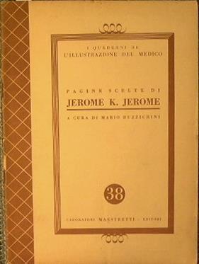 Pagine scelte di Jerome K. Jerome - Mario Buzzichini - copertina