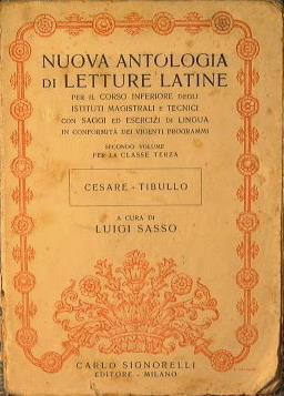 Nuova antologia di letture latine - Luigi Sasso - copertina