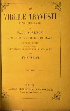 Le virgile travesti. En verse burlesques - Paul Scarron - copertina