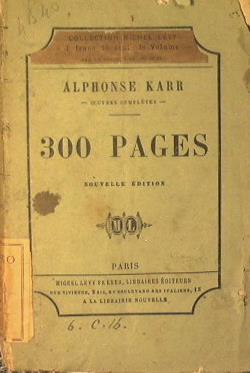 300 pages (Ovuvres completes). Melanges philosophiques - Alphonse Karr - copertina