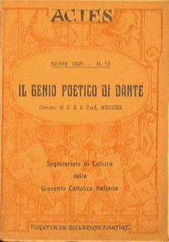 Il genio poetico di Dante. Discorso di S. E. Il Card. Mercier - Désiré J. Mercier - copertina