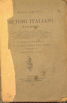 Novelle e bozzetti di Autori Italiani Viventi - Giuseppe Finzi - copertina