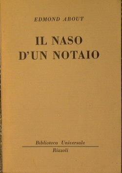 Il naso d'un Notaio - Edmond About - copertina