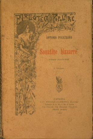 Sonatine bizzarre. Prose disperse - Antonio Fogazzaro - copertina