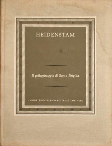 Il pellegrinaggio di Santa Brigida - Verner von Heidenstam - copertina