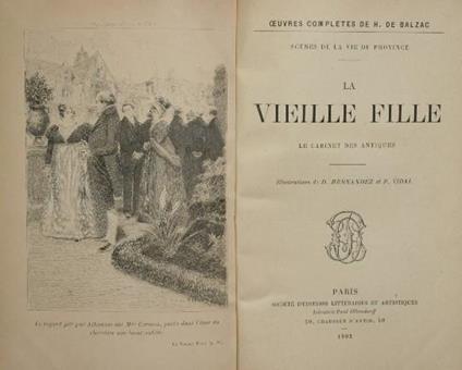 La vieille fille. Le cabinet des antiques - Honoré de Balzac - copertina