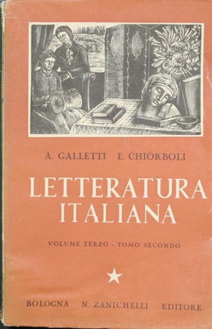 Letteratura italiana. Vol. III. Storia e antologia - Alfredo Galletti - copertina