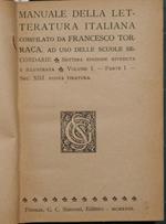 Manuale della letteratura italiana. Vol. I. Compilato da Francesco Torraca ad uso delle scuole secondarie