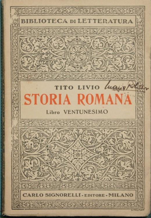 Storia romana. Libro ventunesimo - Tito Livio - copertina