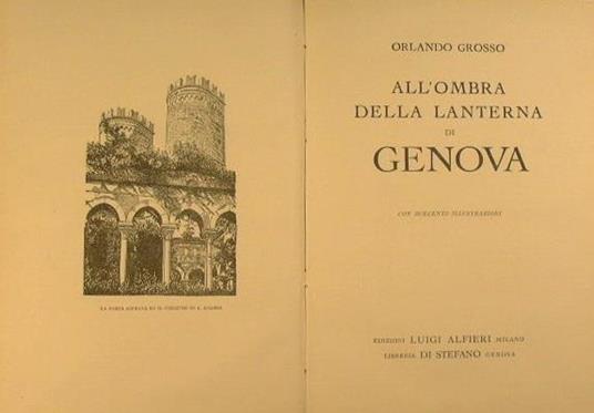 All'ombra della lanterna di Genova - Orlando Grosso - copertina