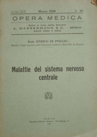 Malattie del sistema nervoso - Enrico Di Poggio - copertina