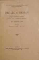 Il bacillo di Hansen nel sangue circolante dei lebbrosi prima e dopo il trattamento mercuriale. Nuovi tentativi di colture